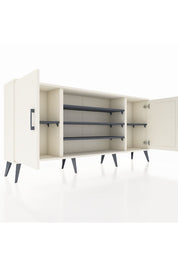 Arges Konsol 5 Raflı 2 Kapaklı 176x30x83 - S148M037V05A