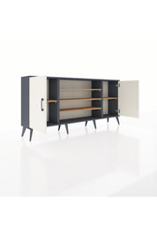 Arges Konsol 5 Raflı 2 Kapaklı 176x30x83 - S148M037V15A