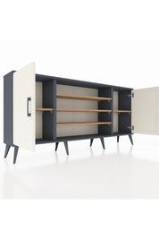 Arges Konsol 5 Raflı 2 Kapaklı 176x30x83 - S148M037V15A