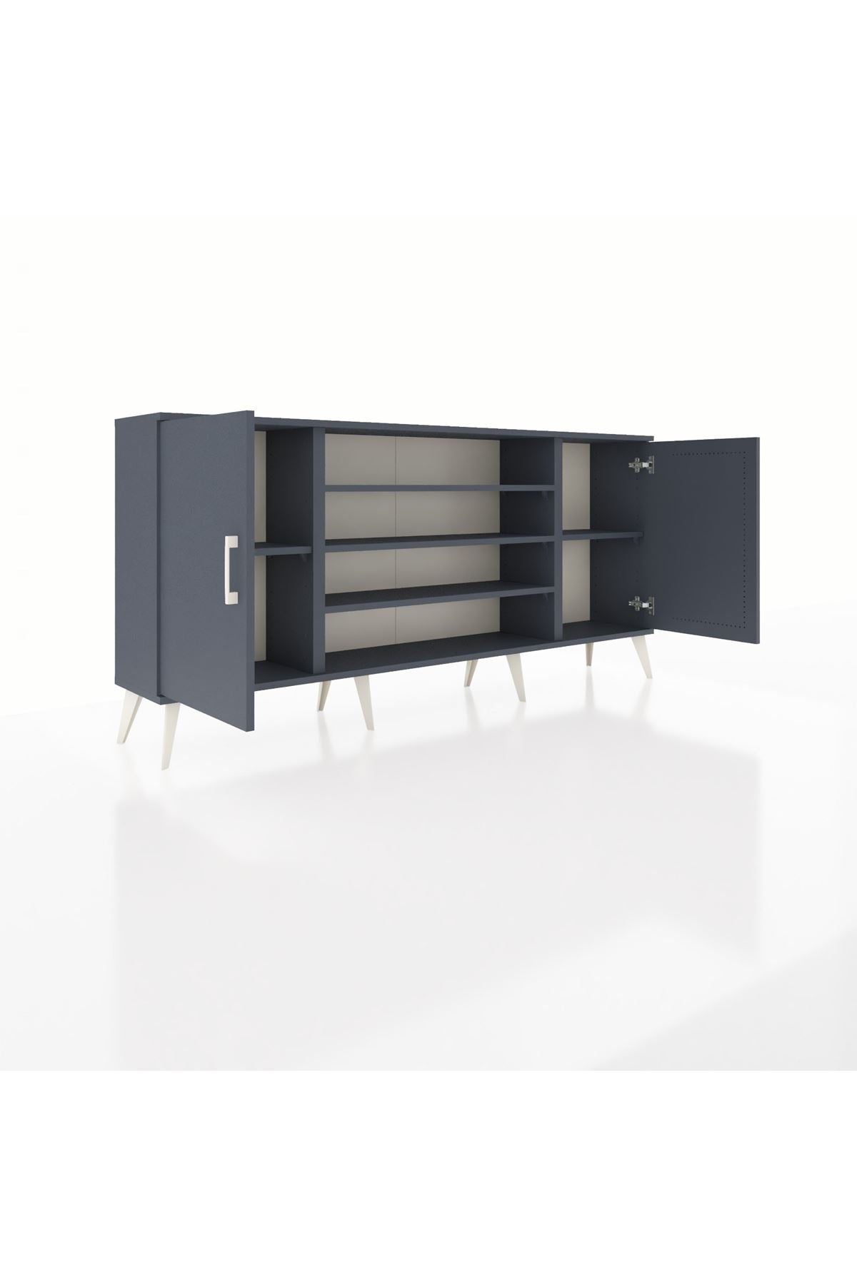 Arges Konsol 5 Raflı 2 Kapaklı 176x30x83 - S148M037V17A