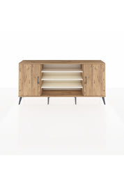 Arges Konsol 5 Raflı 2 Kapaklı 176x30x83 - S148M037V19A