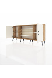 Arges Konsol 5 Raflı 2 Kapaklı 176x30x83 - S148M037V22A