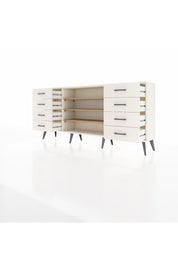 Arges Konsol 3 Raflı 8 Çekmeceli 176x30x83 - S148M038V01A