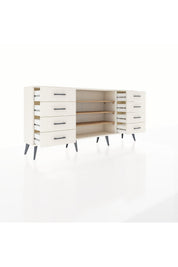 Arges Konsol 3 Raflı 8 Çekmeceli 176x30x83 - S148M038V01A