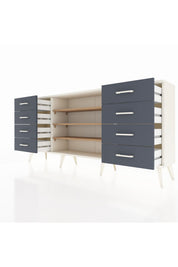 Arges Konsol 3 Raflı 8 Çekmeceli 176x30x83 - S148M038V02A