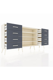 Arges Konsol 3 Raflı 8 Çekmeceli 176x30x83 - S148M038V05A