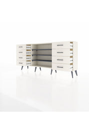 Arges Konsol 3 Raflı 8 Çekmeceli 176x30x83 - S148M038V07A