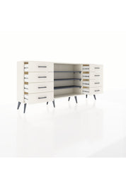 Arges Konsol 3 Raflı 8 Çekmeceli 176x30x83 - S148M038V07A