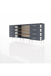 Arges Konsol 3 Raflı 8 Çekmeceli 176x30x83 - S148M038V11A