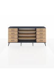Arges Konsol 3 Raflı 8 Çekmeceli 176x30x83 - S148M038V12A