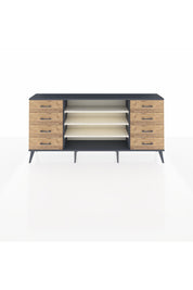 Arges Konsol 3 Raflı 8 Çekmeceli 176x30x83 - S148M038V15A