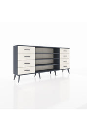 Arges Konsol 3 Raflı 8 Çekmeceli 176x30x83 - S148M038V16A