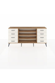 Arges Konsol 3 Raflı 8 Çekmeceli 176x30x83 - S148M038V19A