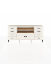 Arges Konsol 2 Raflı 9 Çekmeceli 176x30x83 - S148M039V01A