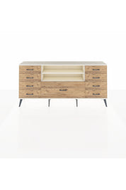 Arges Konsol 2 Raflı 9 Çekmeceli 176x30x83 - S148M039V06A