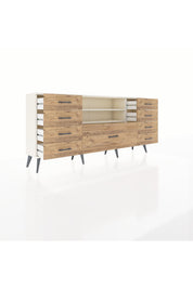Arges Konsol 2 Raflı 9 Çekmeceli 176x30x83 - S148M039V06A