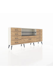 Arges Konsol 2 Raflı 9 Çekmeceli 176x30x83 - S148M039V09A