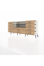 Arges Konsol 2 Raflı 9 Çekmeceli 176x30x83 - S148M039V09A