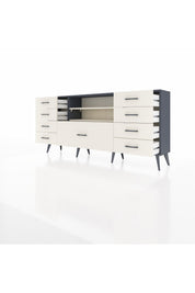 Arges Konsol 2 Raflı 9 Çekmeceli 176x30x83 - S148M039V13A