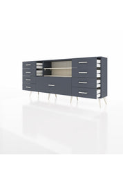 Arges Konsol 2 Raflı 9 Çekmeceli 176x30x83 - S148M039V14A
