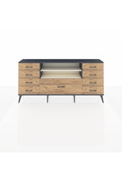 Arges Konsol 2 Raflı 9 Çekmeceli 176x30x83 - S148M039V15A