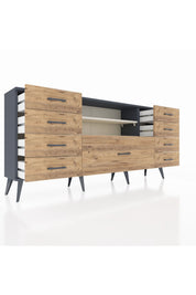 Arges Konsol 2 Raflı 9 Çekmeceli 176x30x83 - S148M039V15A