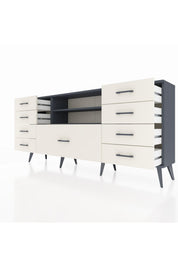 Arges Konsol 2 Raflı 9 Çekmeceli 176x30x83 - S148M039V16A