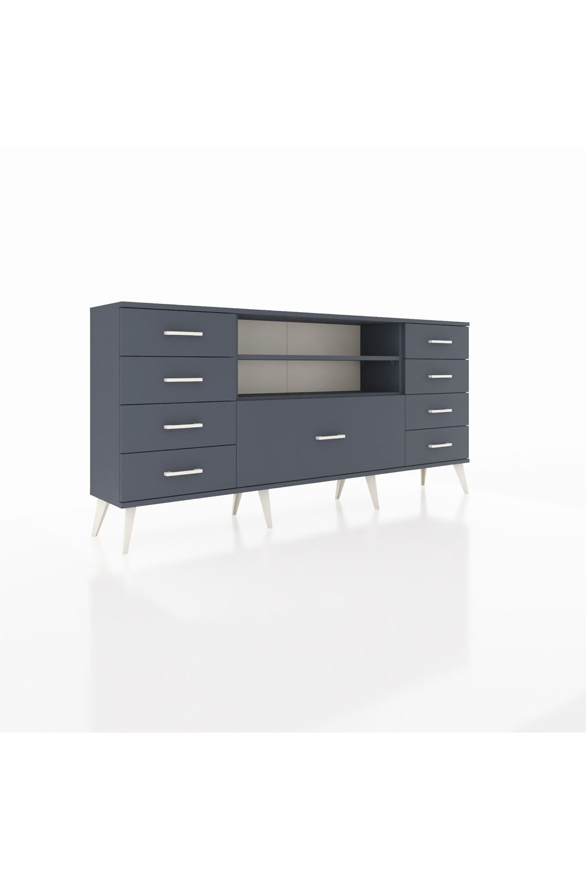 Arges Konsol 2 Raflı 9 Çekmeceli 176x30x83 - S148M039V17A