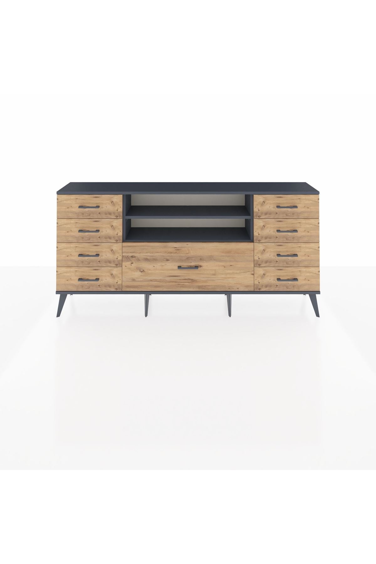 Arges Konsol 2 Raflı 9 Çekmeceli 176x30x83 - S148M039V18A