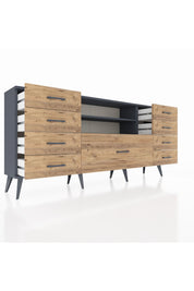 Arges Konsol 2 Raflı 9 Çekmeceli 176x30x83 - S148M039V18A