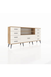 Arges Konsol 2 Raflı 9 Çekmeceli 176x30x83 - S148M039V19A