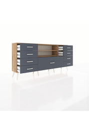 Arges Konsol 2 Raflı 9 Çekmeceli 176x30x83 - S148M039V20A
