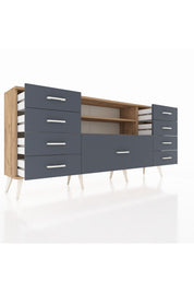 Arges Konsol 2 Raflı 9 Çekmeceli 176x30x83 - S148M039V20A