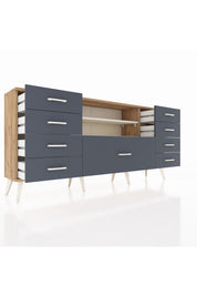 Arges Konsol 2 Raflı 9 Çekmeceli 176x30x83 - S148M039V23A