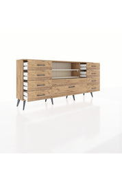 Arges Konsol 2 Raflı 9 Çekmeceli 176x30x83 - S148M039V24A