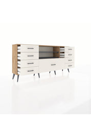 Arges Konsol 2 Raflı 9 Çekmeceli 176x30x83 - S148M039V25A