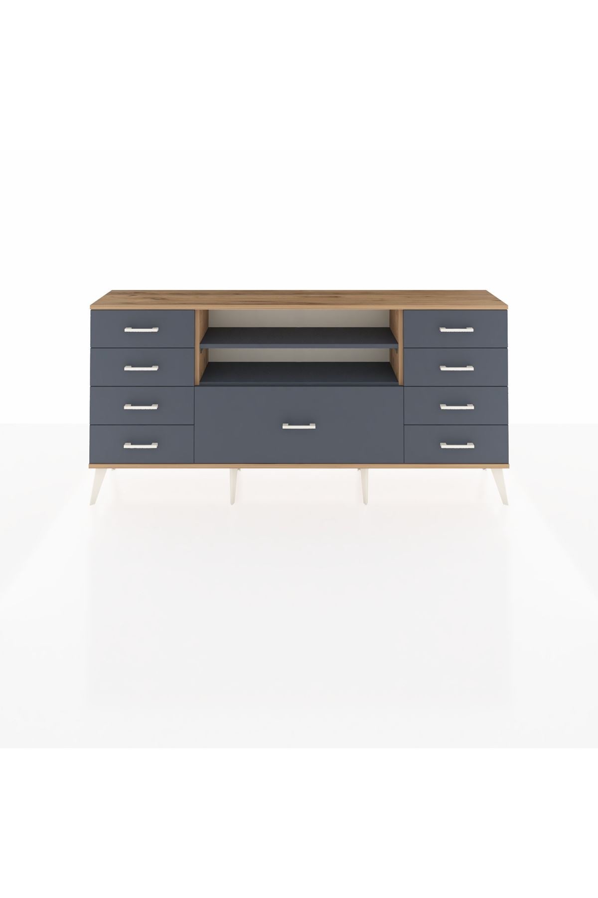 Arges Konsol 2 Raflı 9 Çekmeceli 176x30x83 - S148M039V26A