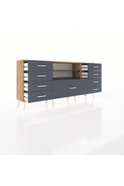 Arges Konsol 2 Raflı 9 Çekmeceli 176x30x83 - S148M039V26A