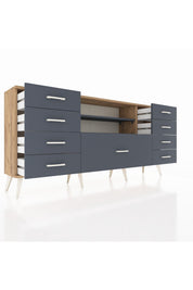 Arges Konsol 2 Raflı 9 Çekmeceli 176x30x83 - S148M039V26A