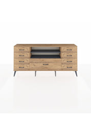 Arges Konsol 2 Raflı 9 Çekmeceli 176x30x83 - S148M039V27A