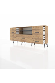 Arges Konsol 2 Raflı 9 Çekmeceli 176x30x83 - S148M039V27A