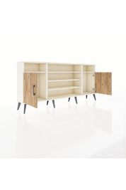 Arges Konsol 5 Raflı 2 Kapaklı 176x30x83 - S148M040V01A