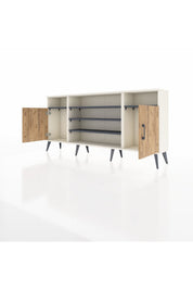 Arges Konsol 5 Raflı 2 Kapaklı 176x30x83 - S148M040V02A