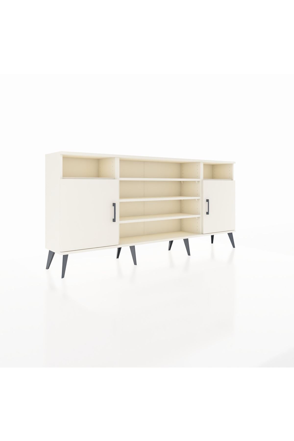 Arges Konsol 5 Raflı 2 Kapaklı 176x30x83 - S148M040V04A