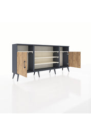 Arges Konsol 5 Raflı 2 Kapaklı 176x30x83 - S148M040V10A