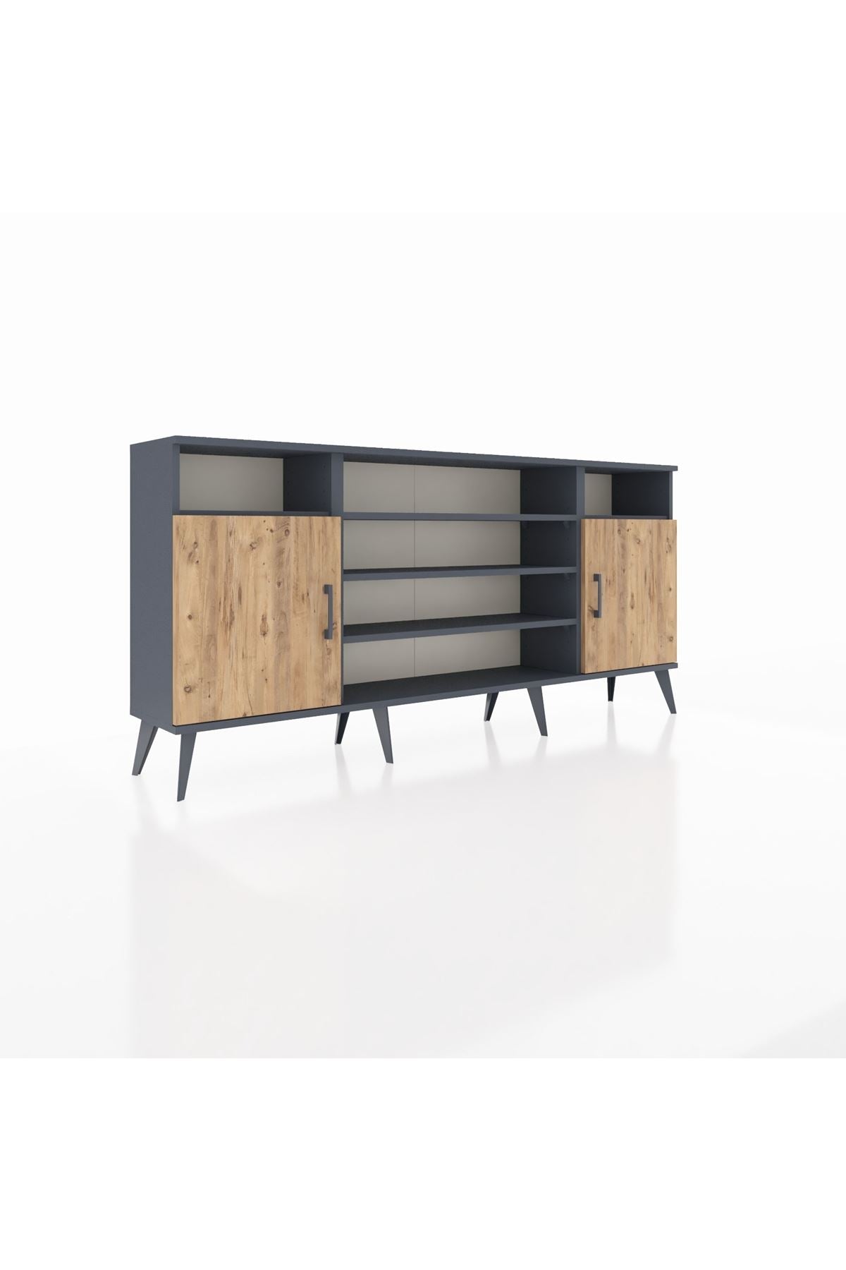 Arges Konsol 5 Raflı 2 Kapaklı 176x30x83 - S148M040V11A