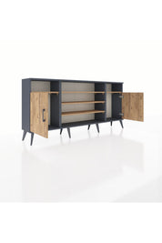 Arges Konsol 5 Raflı 2 Kapaklı 176x30x83 - S148M040V12A