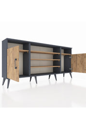 Arges Konsol 5 Raflı 2 Kapaklı 176x30x83 - S148M040V12A