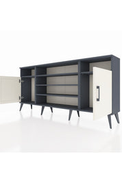 Arges Konsol 5 Raflı 2 Kapaklı 176x30x83 - S148M040V14A