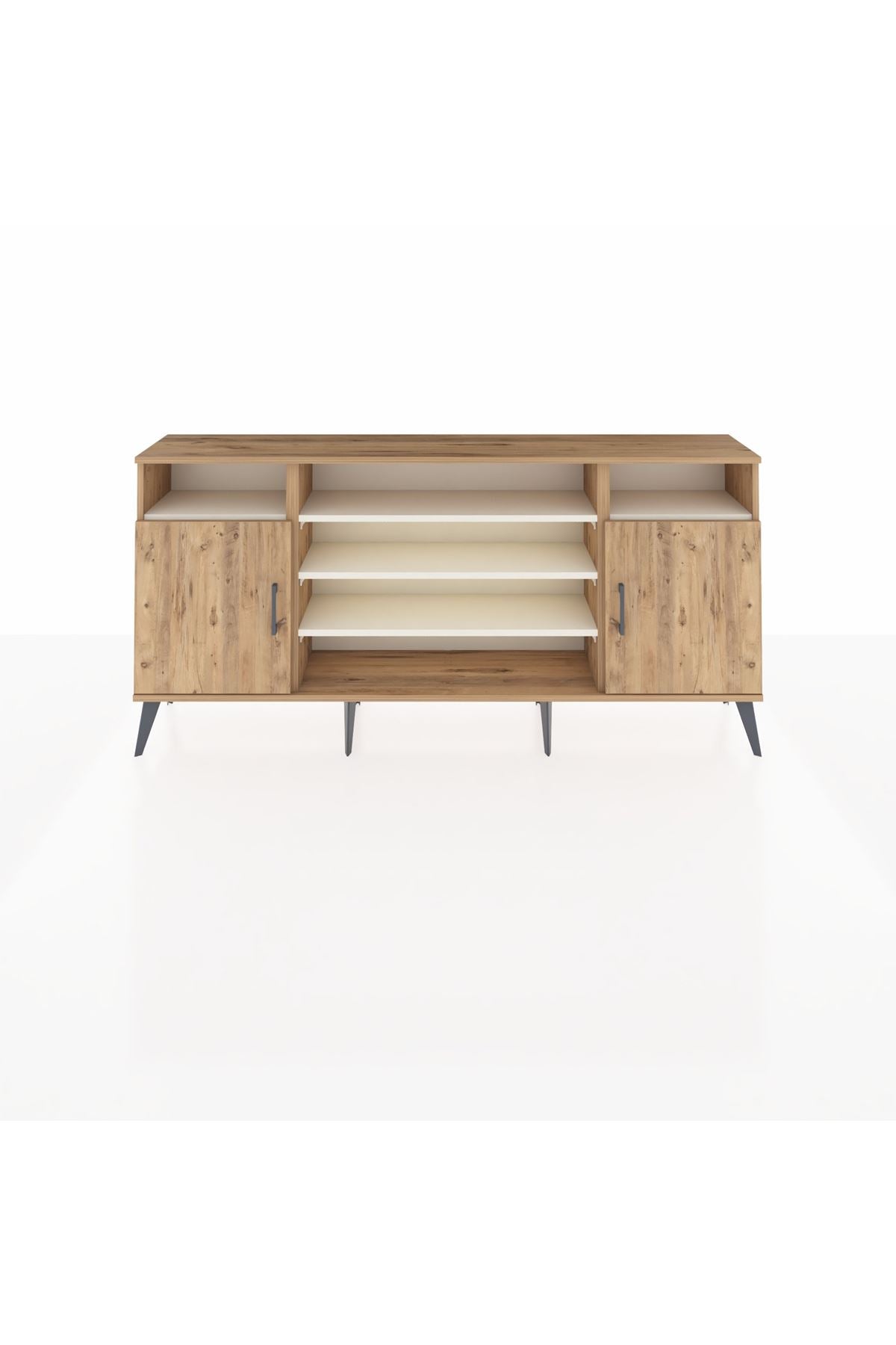 Arges Konsol 5 Raflı 2 Kapaklı 176x30x83 - S148M040V19A